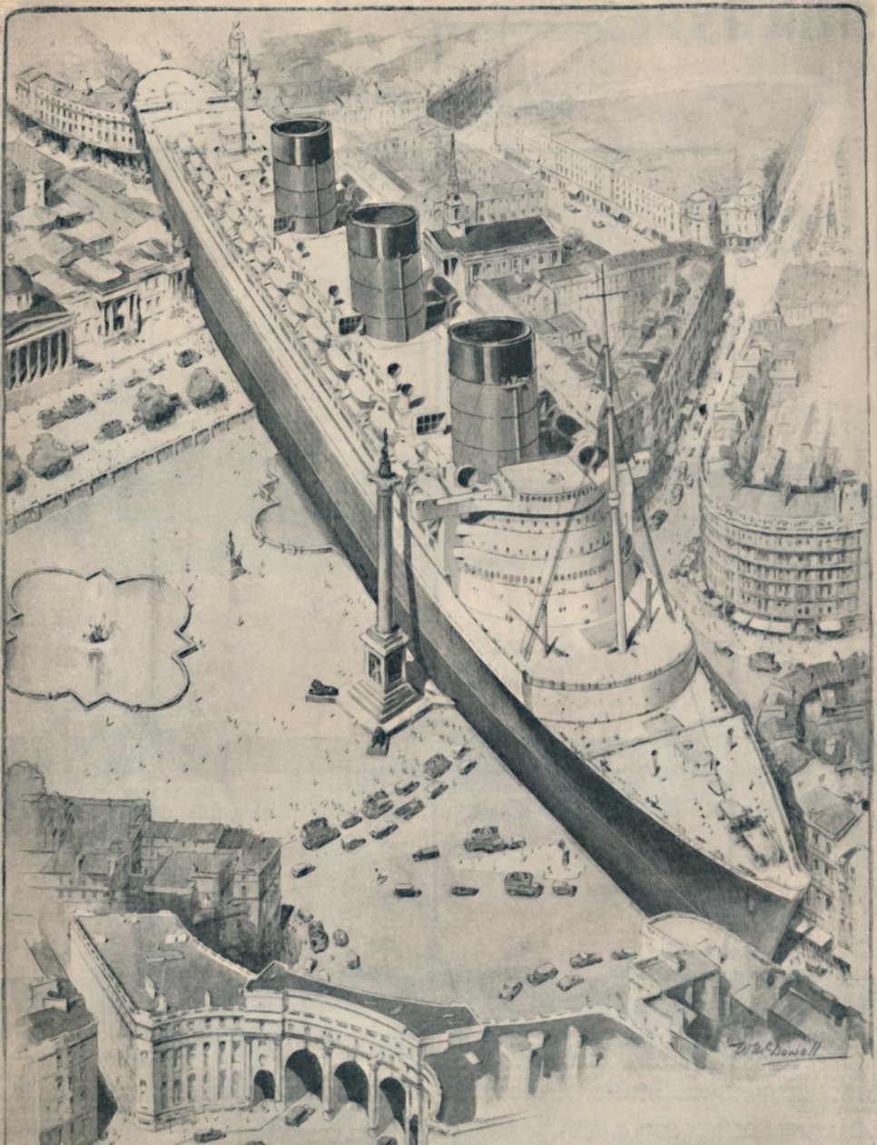 Kraliçe Mary, Trafalgar Meydanı ile İlişkili, Londra, 1936 by Unbekannt