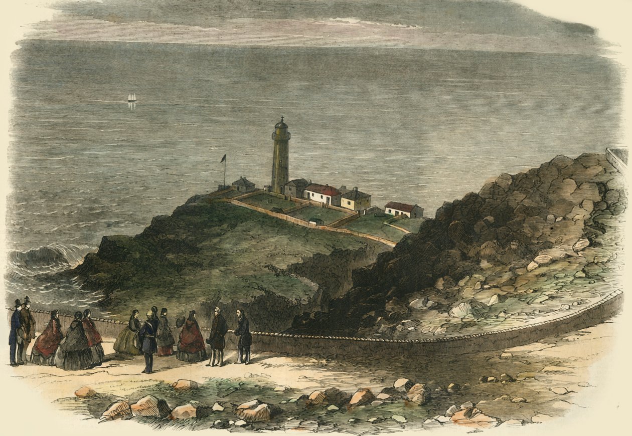 Kraliçe Güney Yığını Deniz Fenerini Ziyaret Eder, Holyhead..., 1853, 1861. by Unbekannt