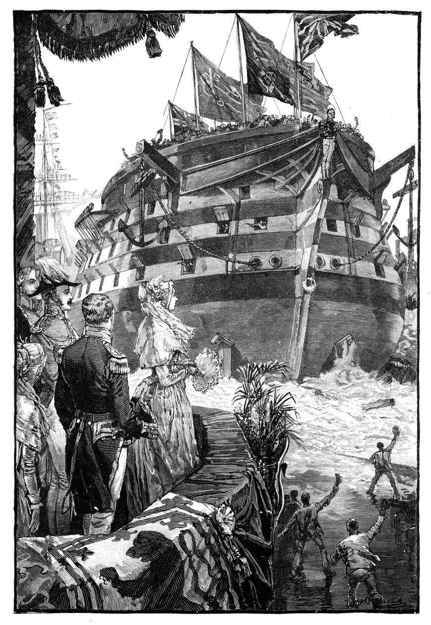 Kraliçe, Trafalgar'ın Fırlatılışında, 1841, 1900 by Unbekannt