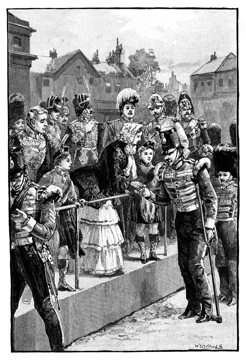 Kraliçe Kırım Madalyasını dağıtıyor, Horseguards Parade, Londra, c1850s, 1888 by Unbekannt