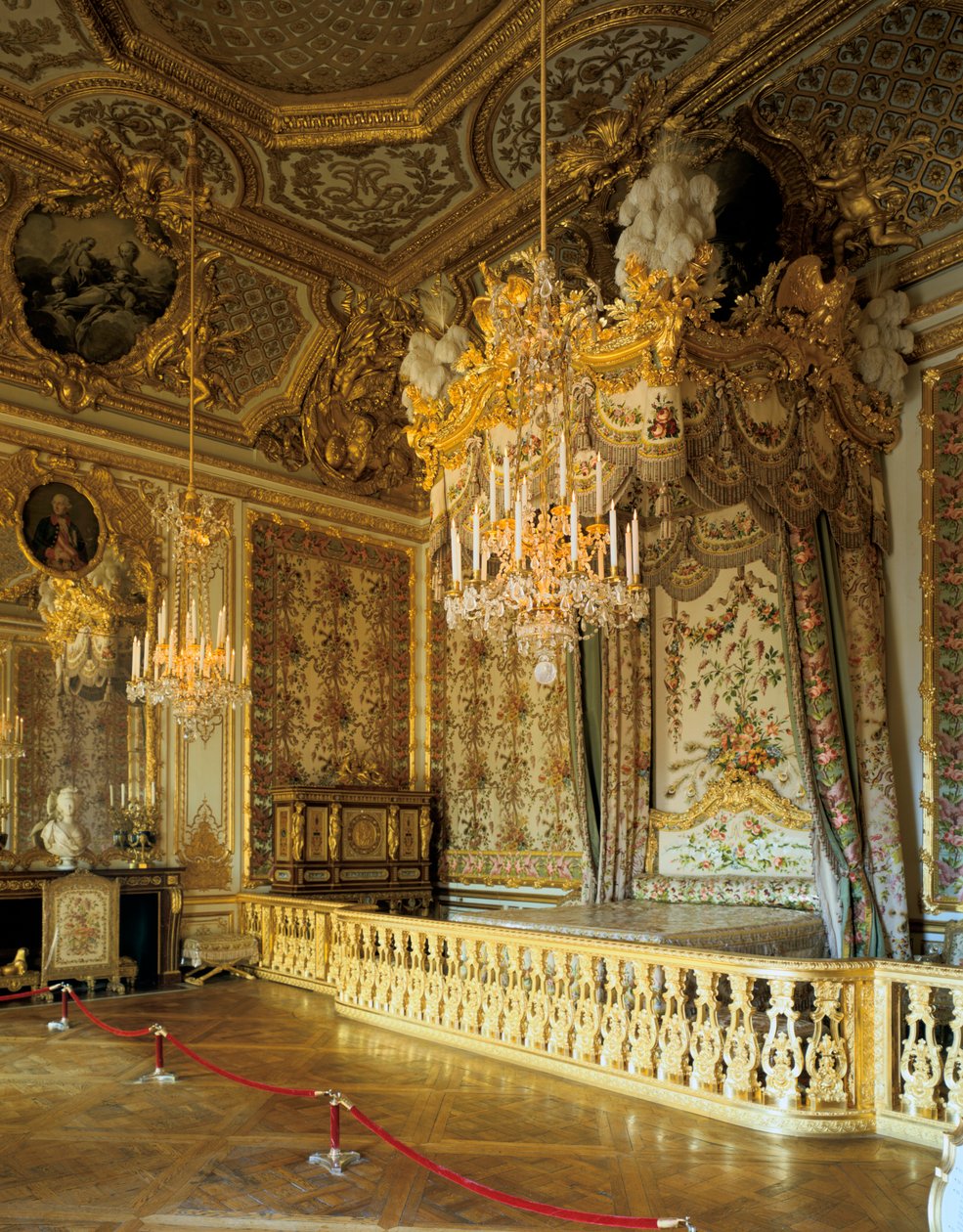 The Queens Bedchamber, The Queens Suite Queen's Grand Daire by Unbekannt