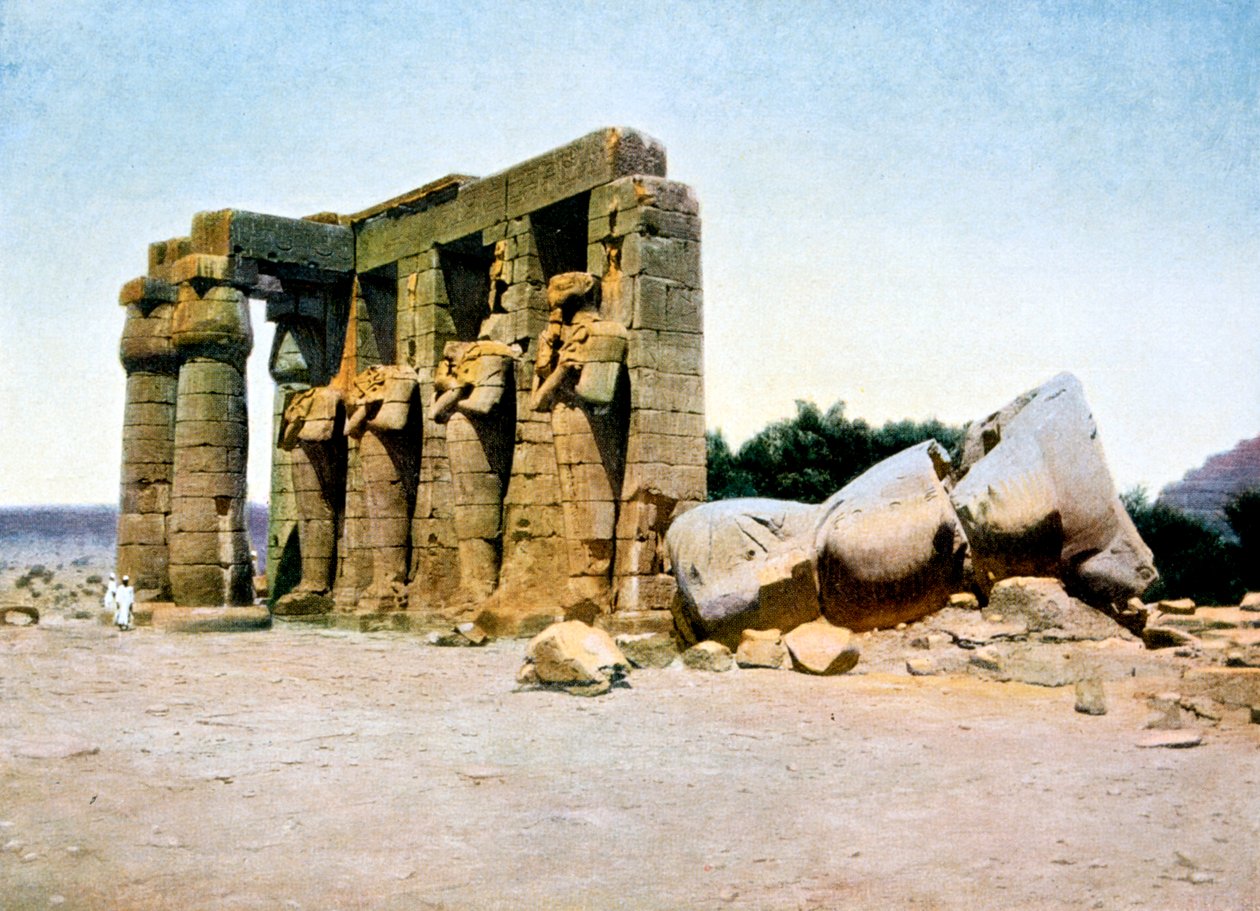 Ramesseum, Thebes, Mısır, 20. Yüzyıl by Unbekannt