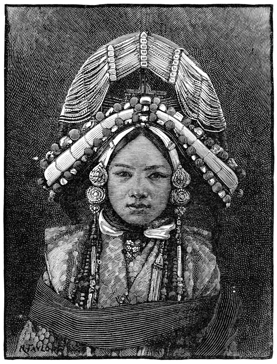 Sikkim Ranee, 1889 by Unbekannt