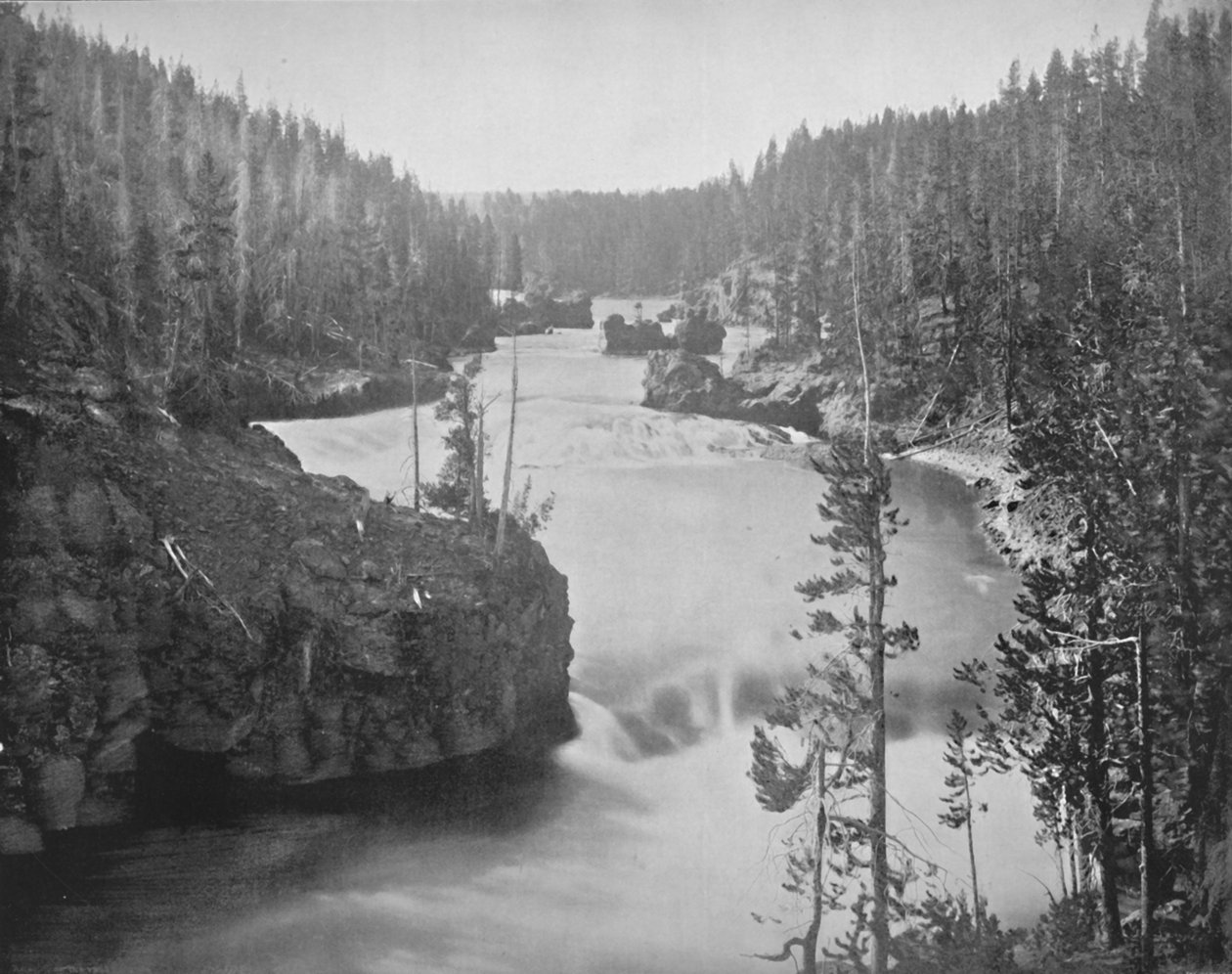 Yellowstone Rapids, 19. yüzyıl by Unbekannt