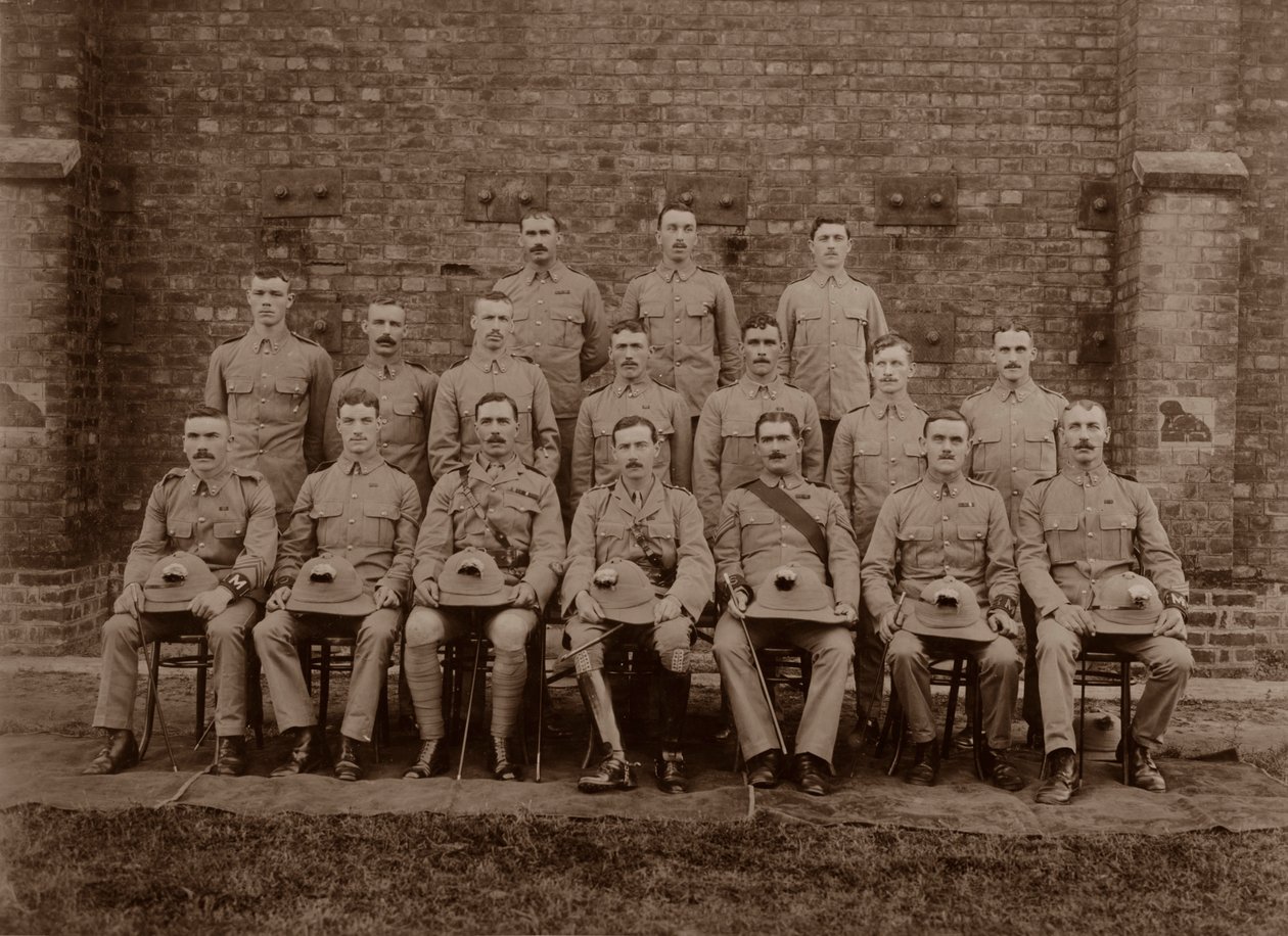 Kraliyet Münster Piyadeleri Alay Polisi, Rangoon, Burma, 1913 by Unbekannt