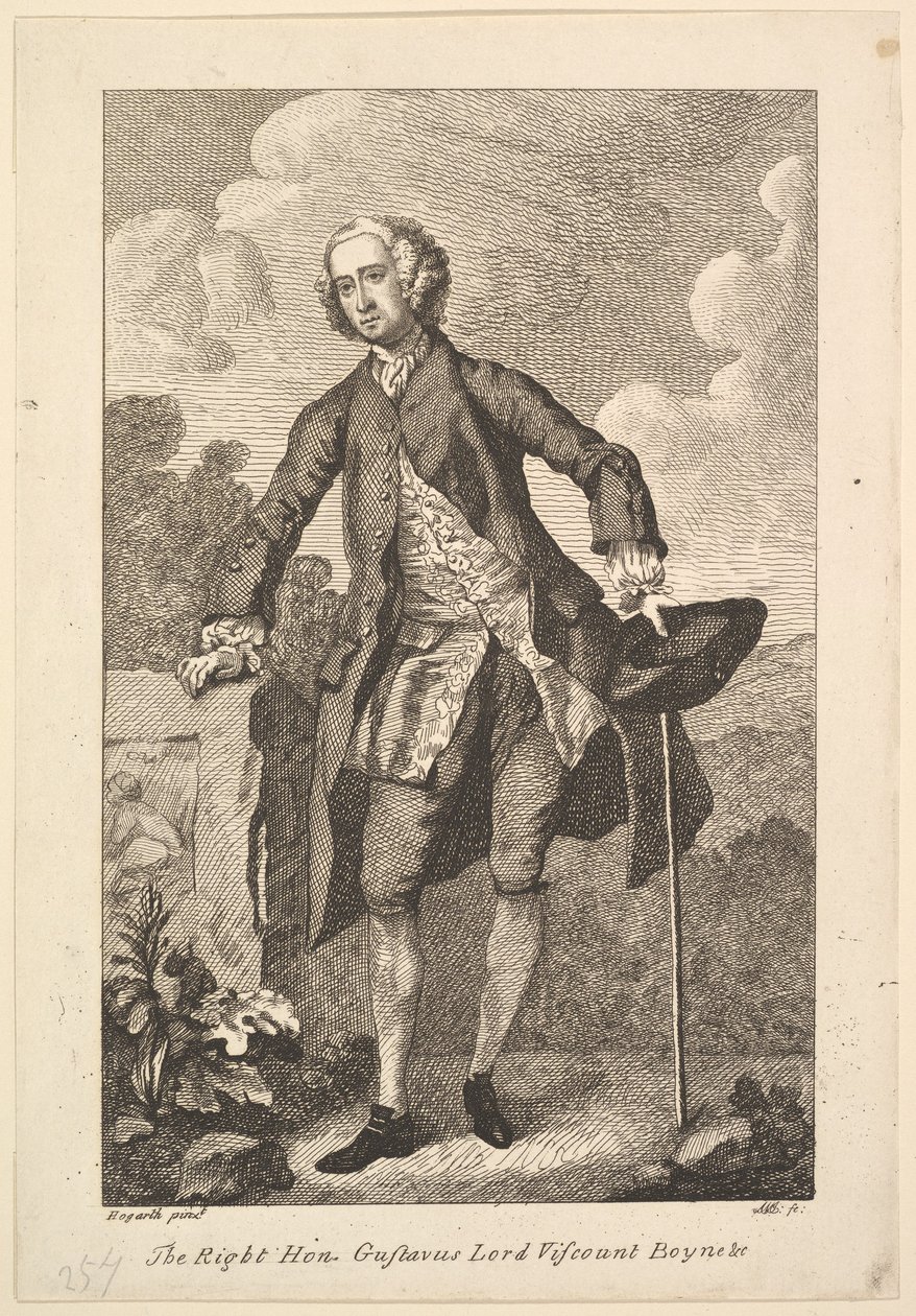 Doğru Hz. Gustavus Lord Vikont Boyne &c., 1794. by Unbekannt