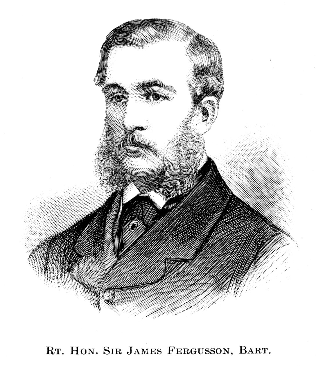 Çok Saygıdeğer Sir James Fergusson, 1886 by Unbekannt