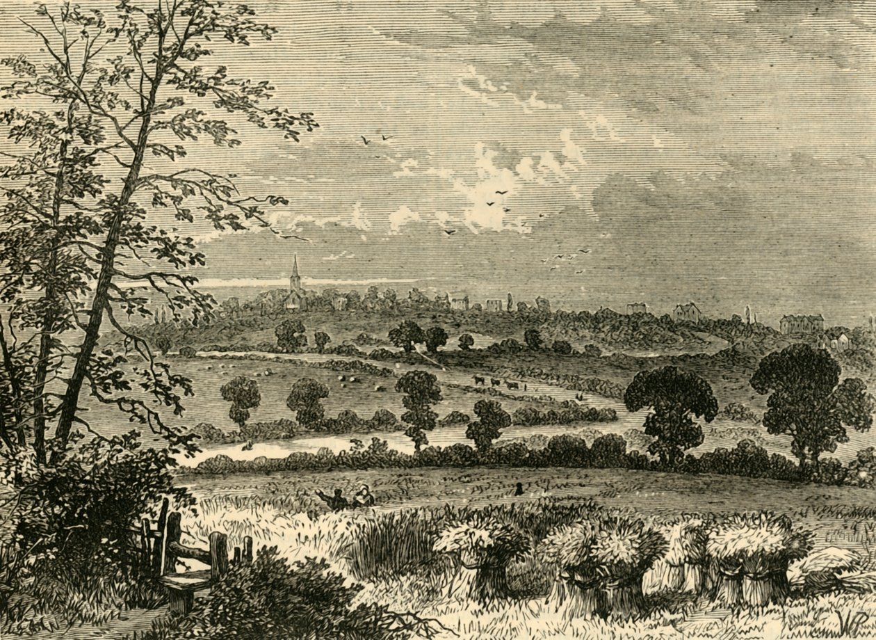 Roma Yolu, Tufnell Park, 1838, c1876. by Unbekannt