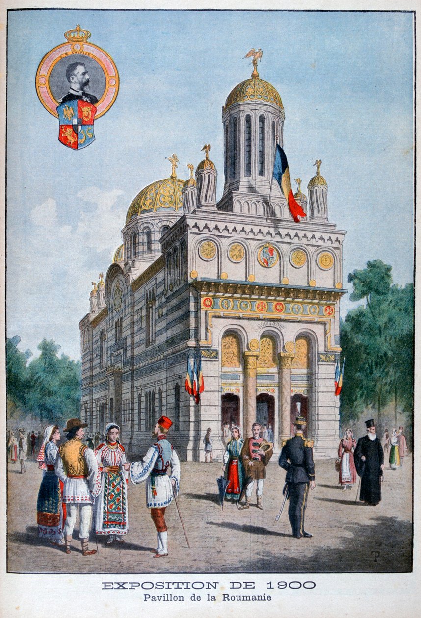 1900 Evrensel Sergisinde Rumen pavyonu, Paris, 1900 by Unbekannt