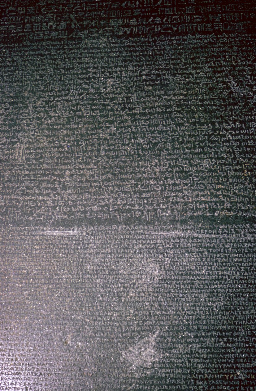 Rosetta Taşı, Mısır, Ptolemaios Dönemi, MÖ 196 by Unbekannt