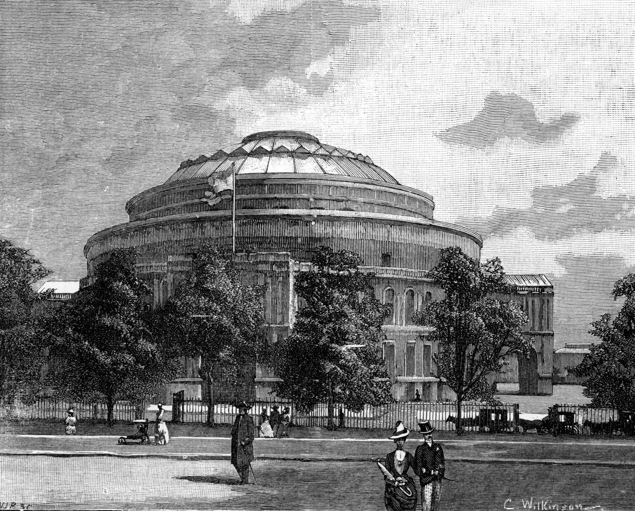 Royal Albert Hall, Kensington, Londra, 1900 by Unbekannt