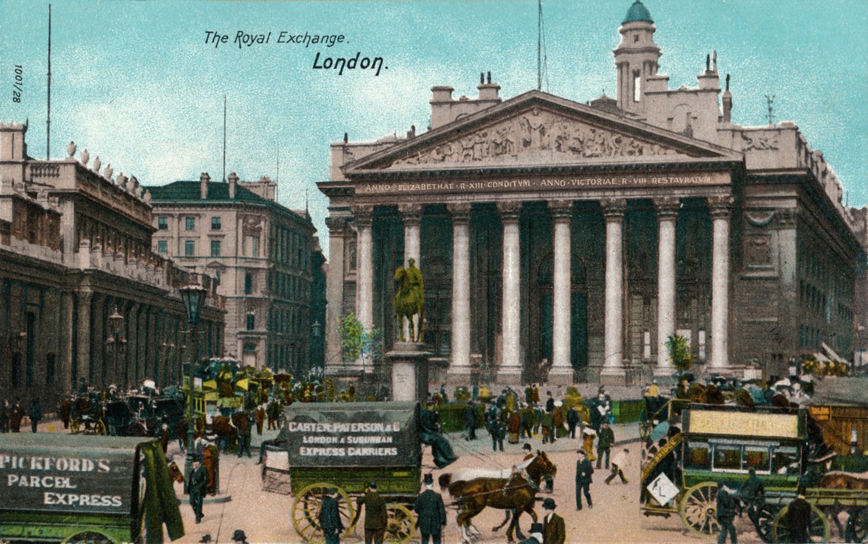 Kraliyet Borsası, Londra, c1910 by Unbekannt