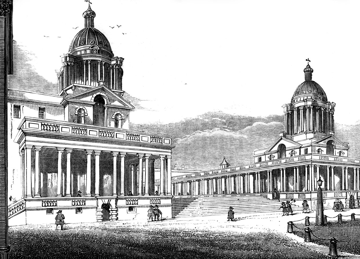 Kraliyet Hastanesi, Greenwich, Londra, 19. yüzyıl by Unbekannt