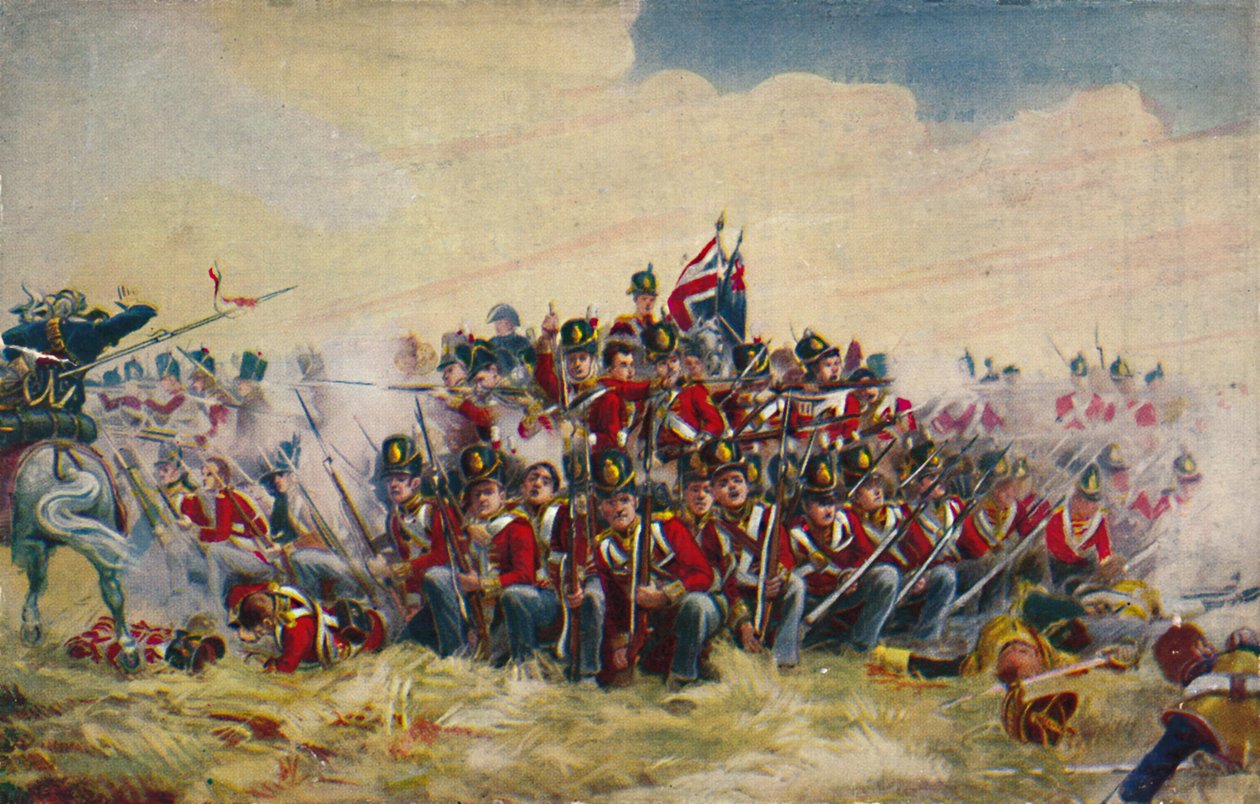 Kraliyet İskoçları. Quatre Bras Meydanı, 1815, 1939 by Unbekannt