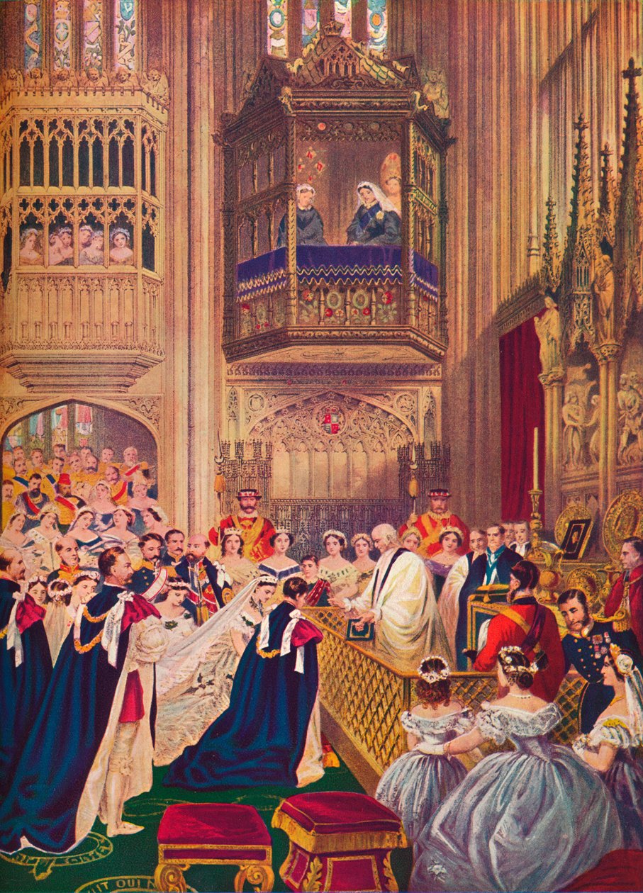 Kraliyet Düğünü, St Georges Şapeli, Windsor, 10 Mart 1863 1910 by Unbekannt