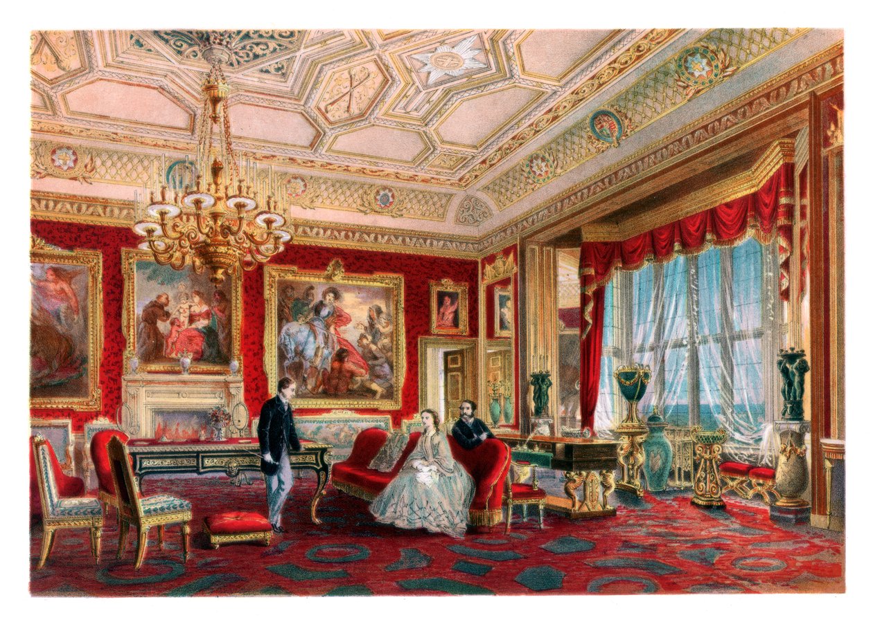 Rubens Odası, Windsor Kalesi. c1850-1910 by Unbekannt