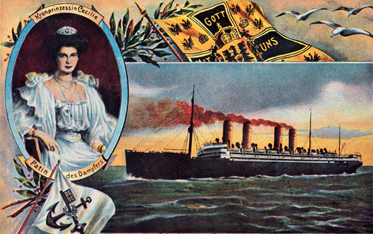 SS Veliaht Prensesi Cecilie, c1910. by Unbekannt