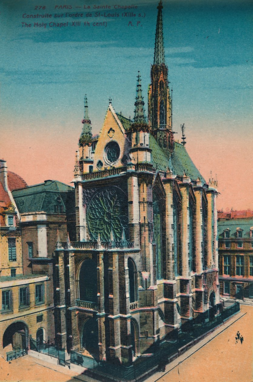 Sainte-Chapelle Kutsal Şapeli, Paris, c1920 by Unbekannt