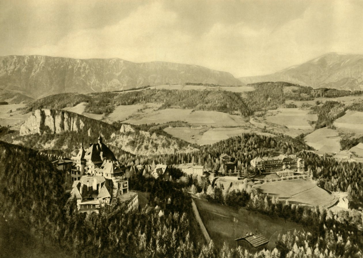 Schneeberg ve Rax sıradağları, Semmering, Aşağı Avusturya, c1935. by Unbekannt