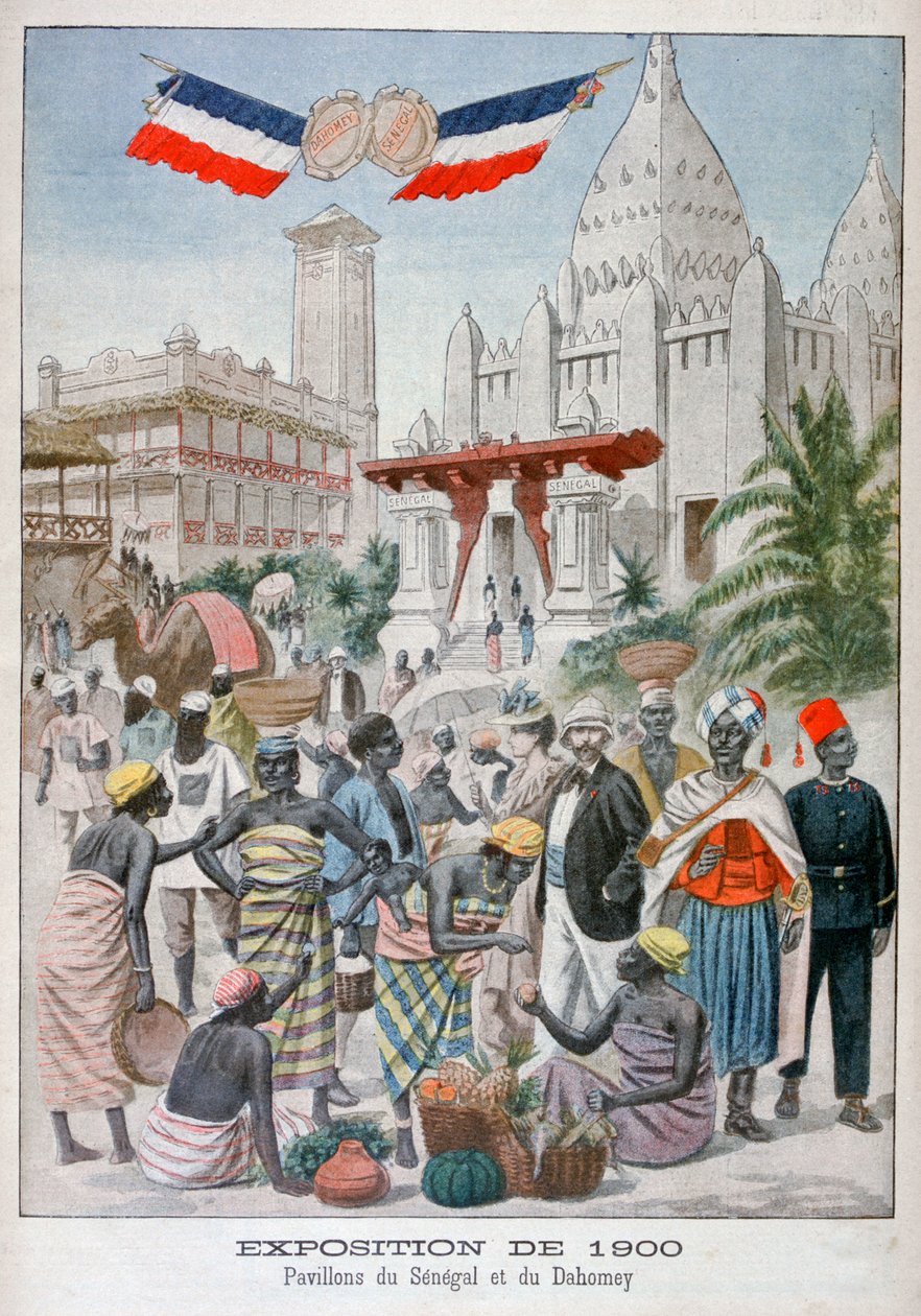 1900 Evrensel Sergisindeki Sengalise pavyonu, Paris, 1900 by Unbekannt