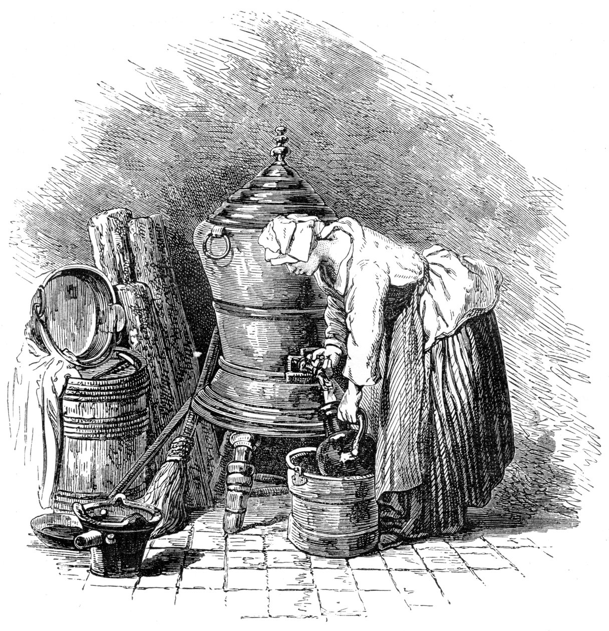 Hizmetçi, 1885 by Unbekannt