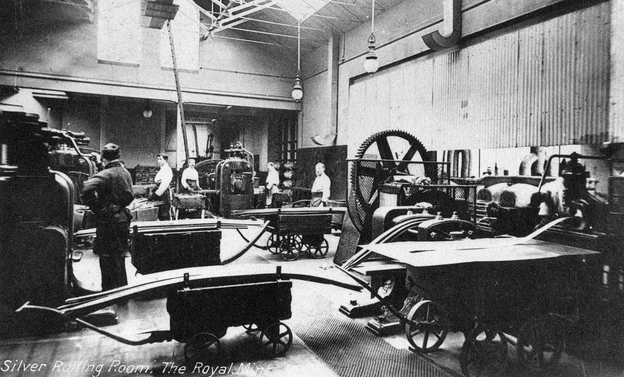 Silver Rolling Room, Kraliyet Darphanesi, Tower Hill, Londra, 20. yüzyılın başları by Unbekannt