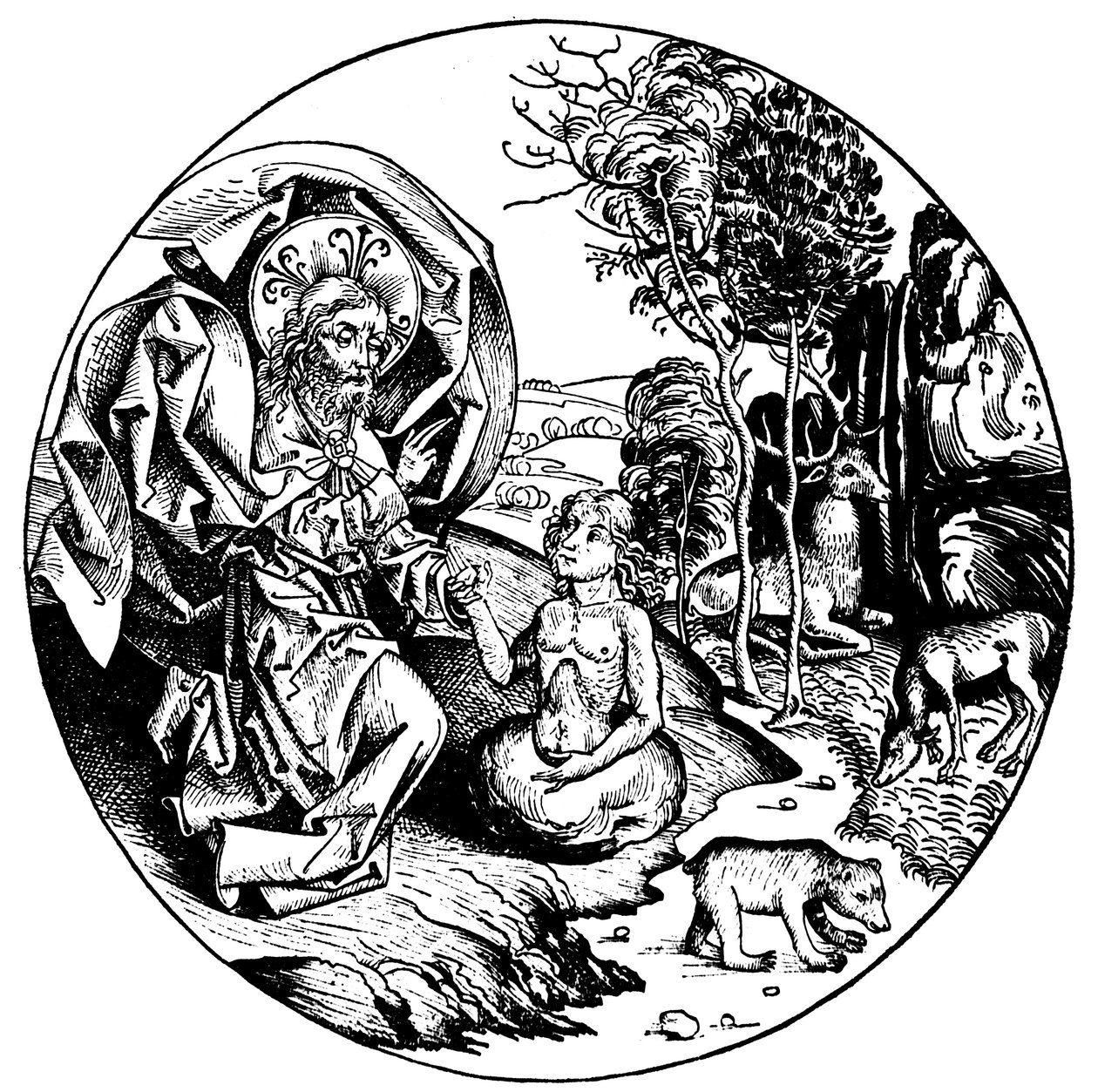 Yaratılışın Altıncı Günü, 1493 by Unbekannt