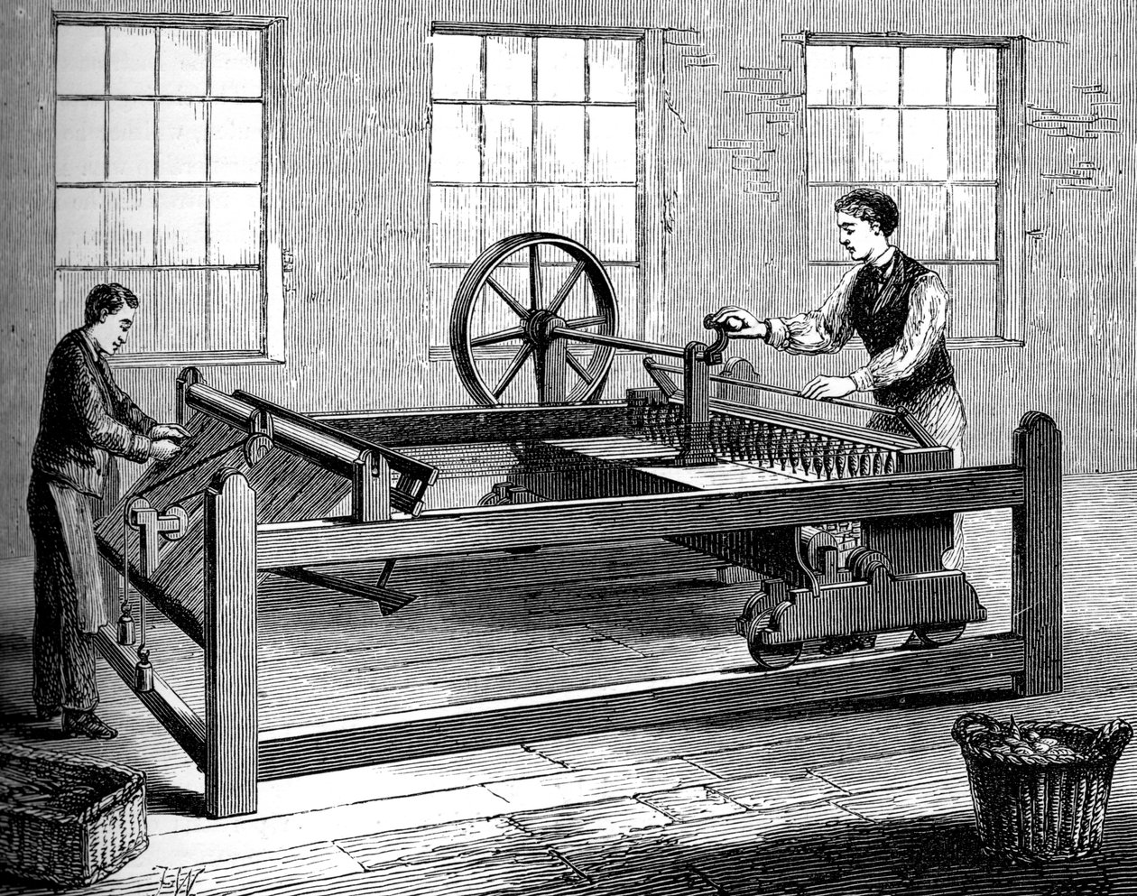 Slubbing-Billy, c1880 by Unbekannt
