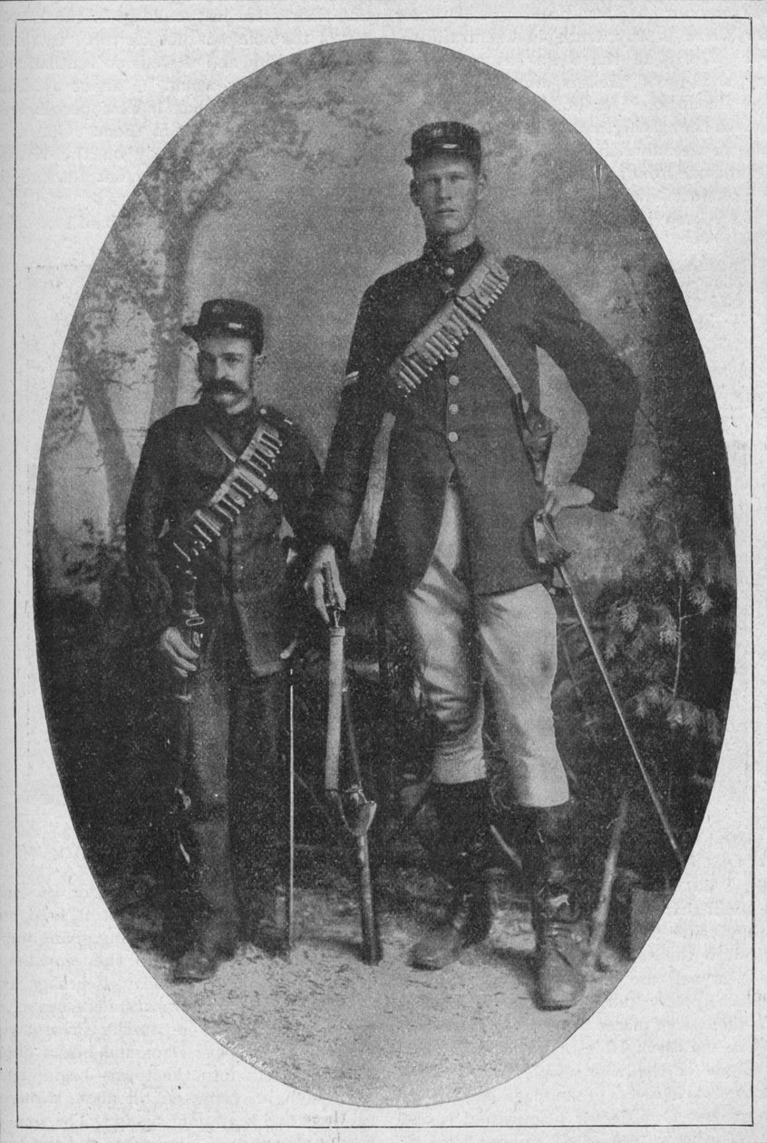 Boer Ordusunun En Küçük Adamı ve En Büyük Adamı, 1902 by Unbekannt