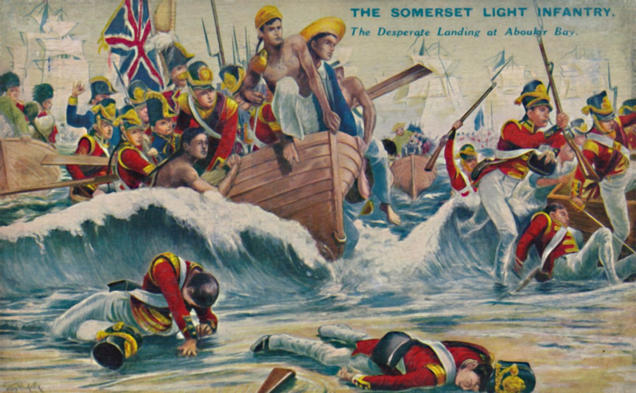 Somerset Hafif Piyade. Aboukir Körfezi