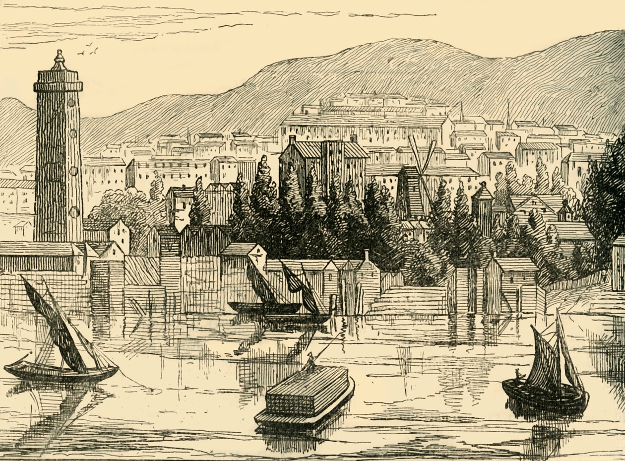 Adelphi Terrace, 1770, c1878