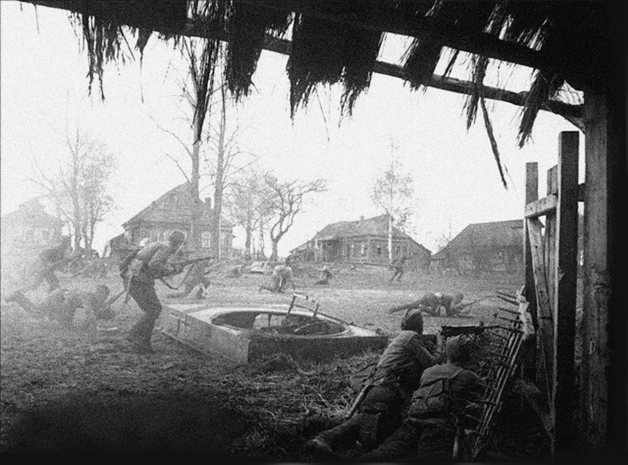 Sovyet ordusu karşı saldırıya geçti. Ekim sonu, 1941. Tarutino, Kaluga bölgesi by Unbekannt