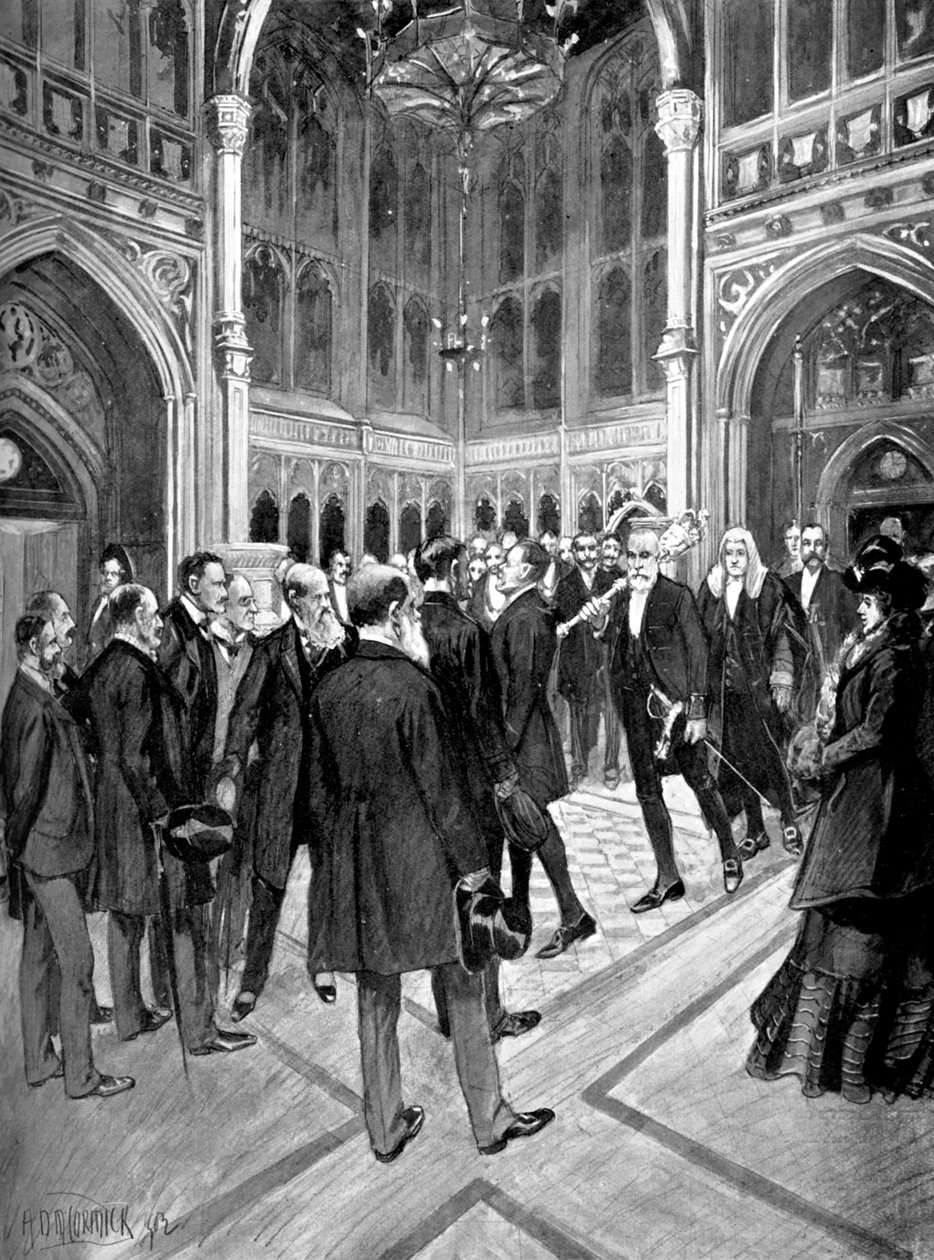 Konuşmacılar Alayı, Avam Kamarası, Westminster Sarayı, Londra, c1905 by Unbekannt