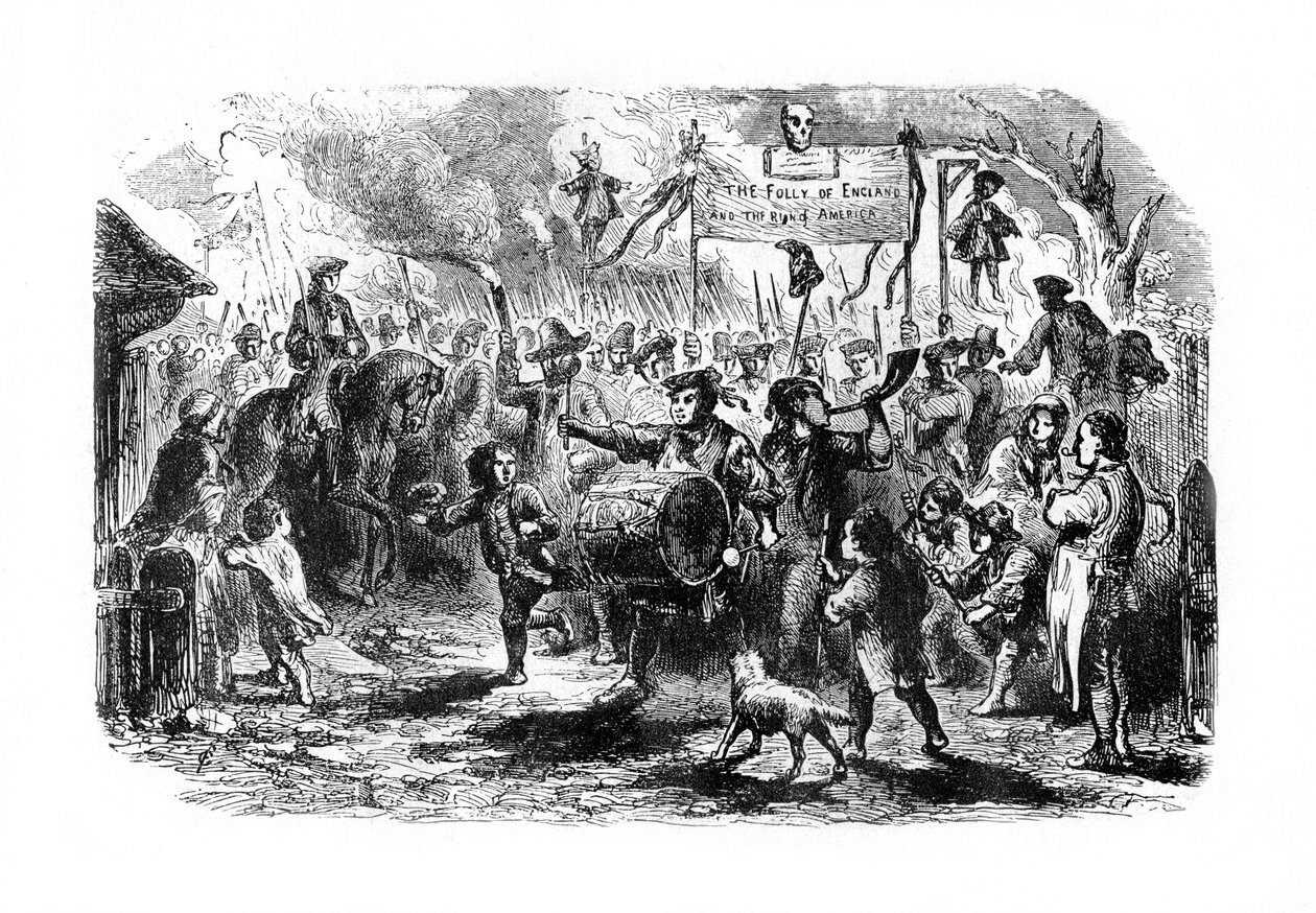 New York Pul İsyanları, c1765, 1872 by Unbekannt