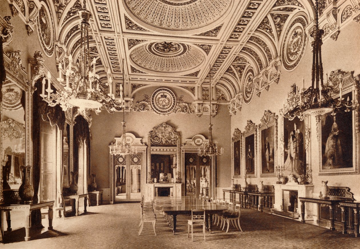 Devlet Yemek Odası, Buckingham Sarayı, 1935 by Unbekannt