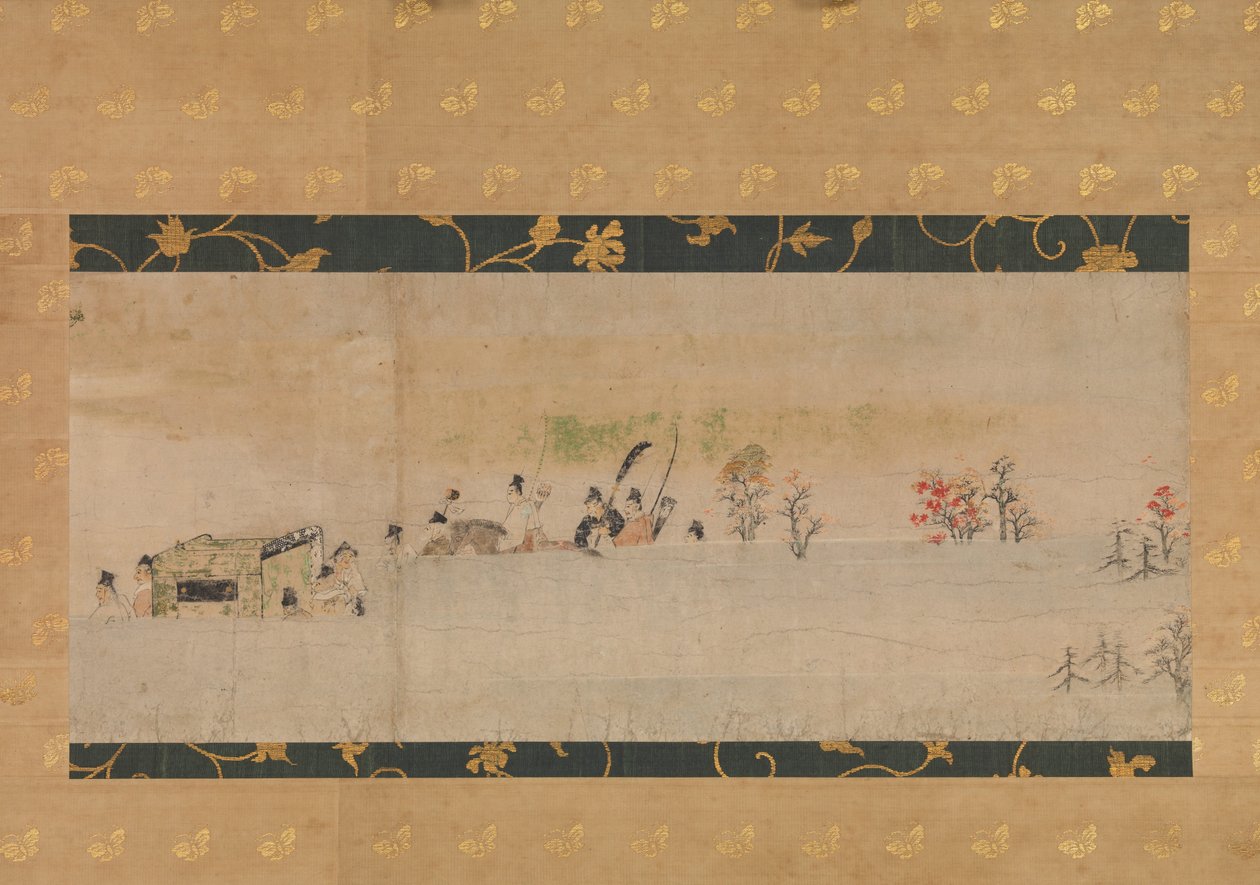 Sumiyoshi Sumiyoshi Monogatari Resim Parşömeni, Ah 13. Hat Tsu ry. by Unbekannt