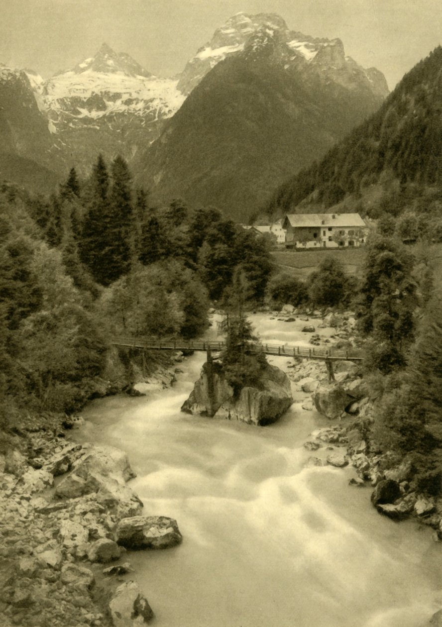 Teufelssteg Şeytan Köprüsü, Lofer, Avusturya, c1935. by Unbekannt