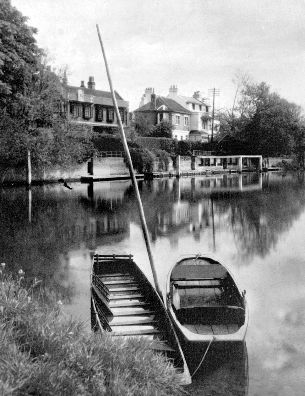 Weybridge yakınlarındaki Thames Nehri, Surrey, İngiltere, 1924-1926 by Unbekannt