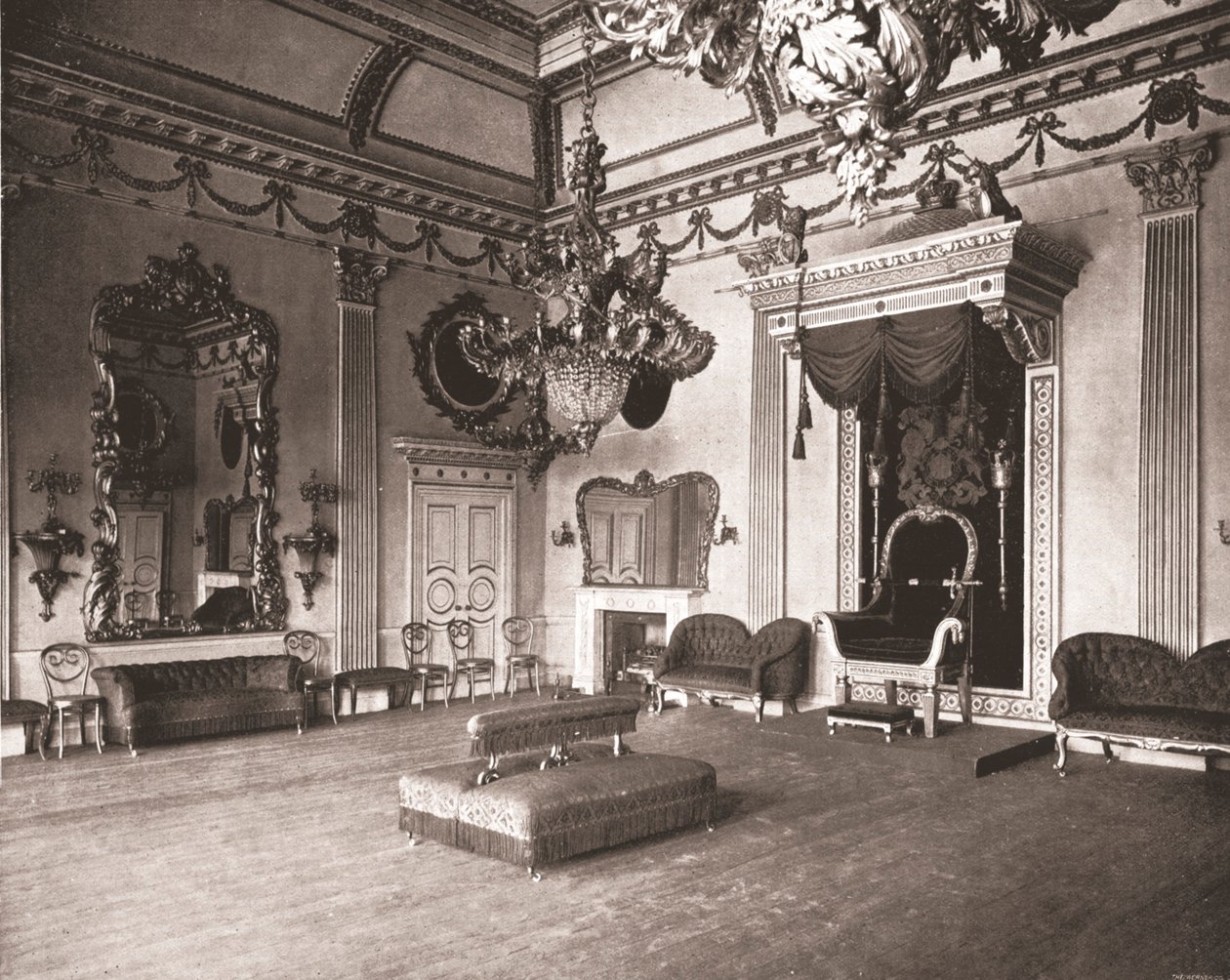 Taht Odası, Dublin Kalesi, Dublin, İrlanda, 1894. by Unbekannt
