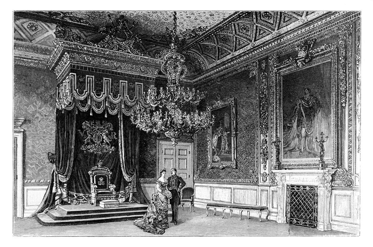 Taht Odası, St James Sarayı, Londra, c1888 by Unbekannt