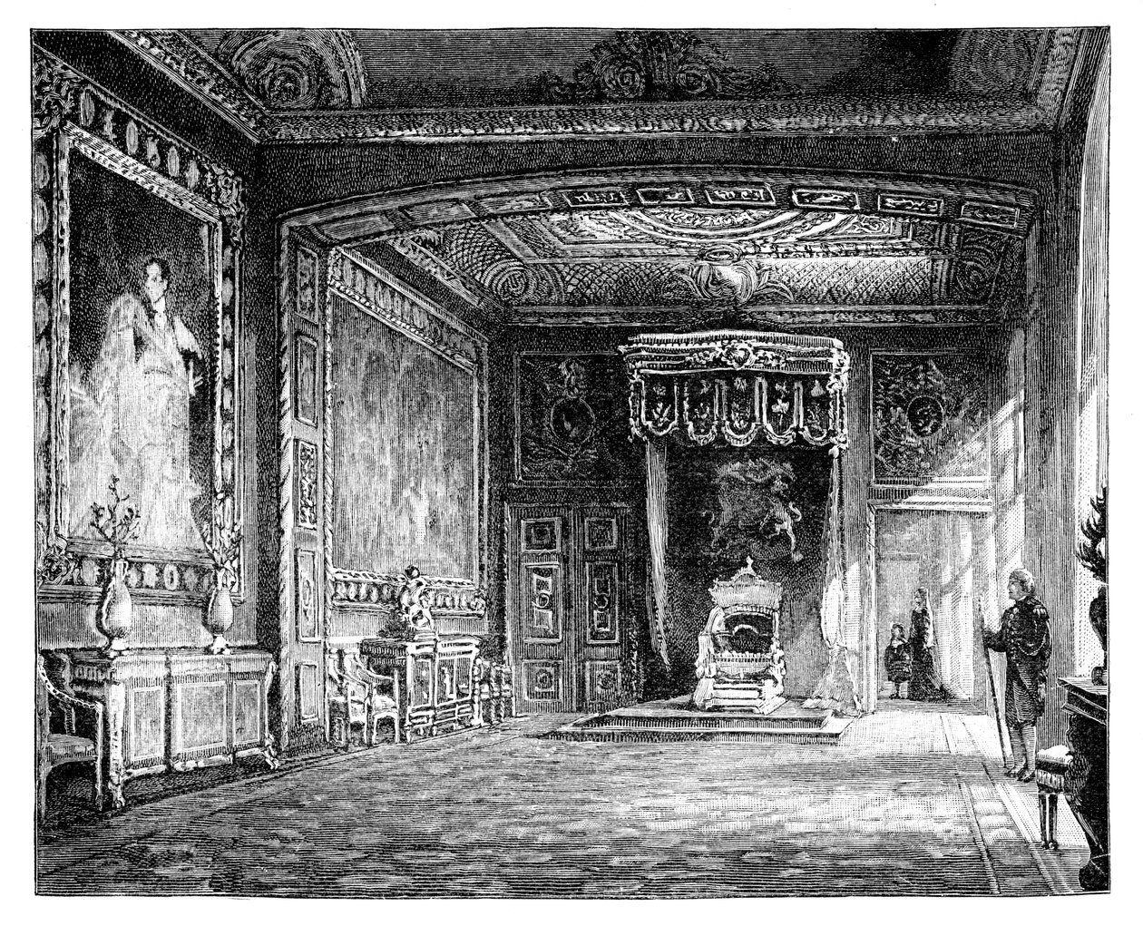 Taht Odası, Windsor Kalesi, c1888 by Unbekannt
