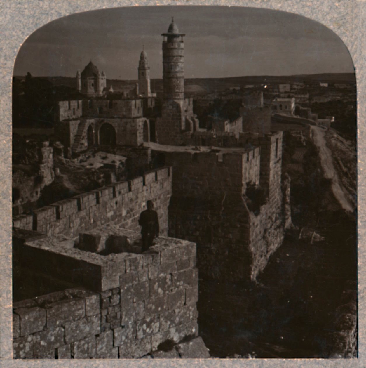 Davut Kulesi. Kalenin en eski kısmı, c1900 by Unbekannt