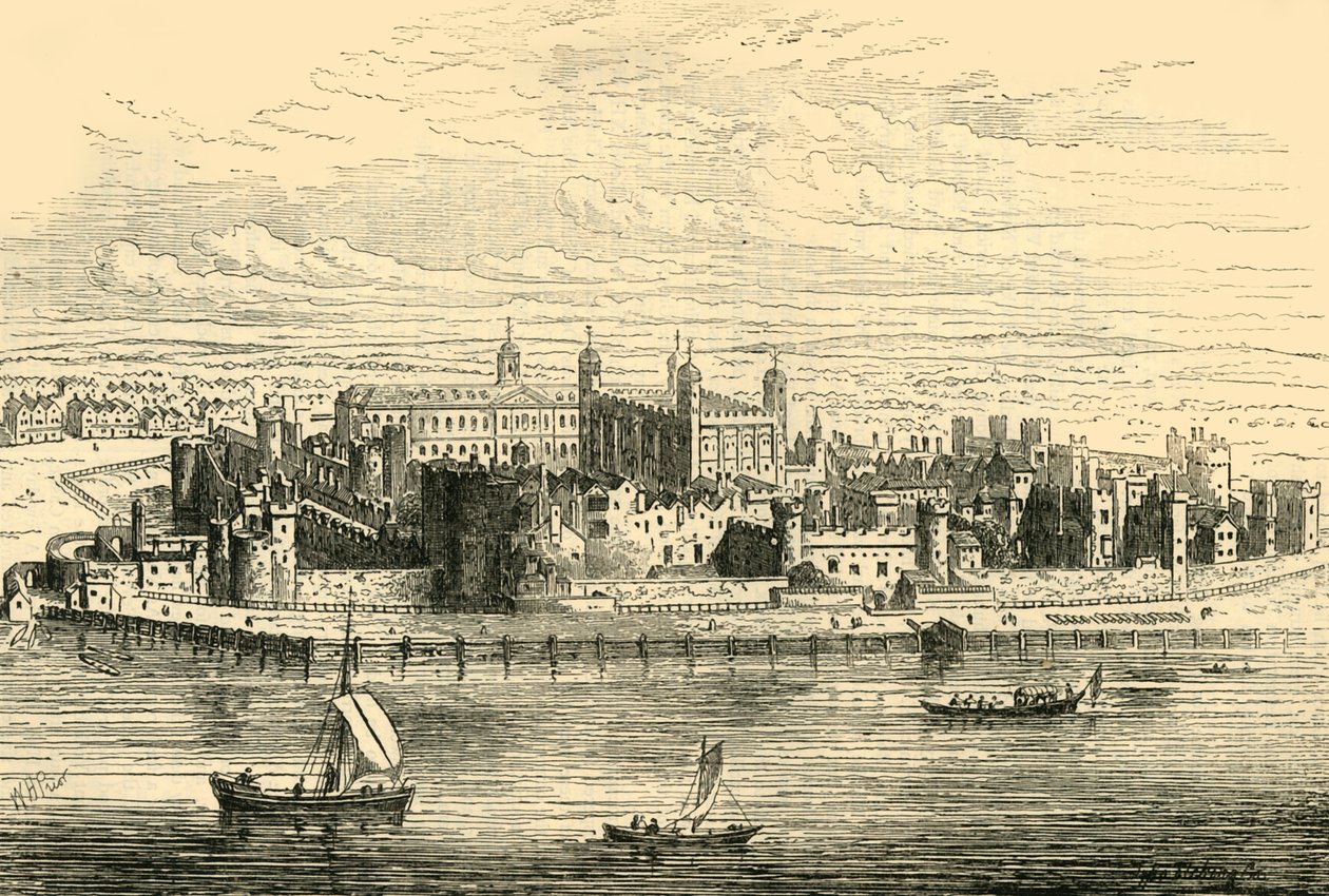 Londra Kulesi, c1872. by Unbekannt
