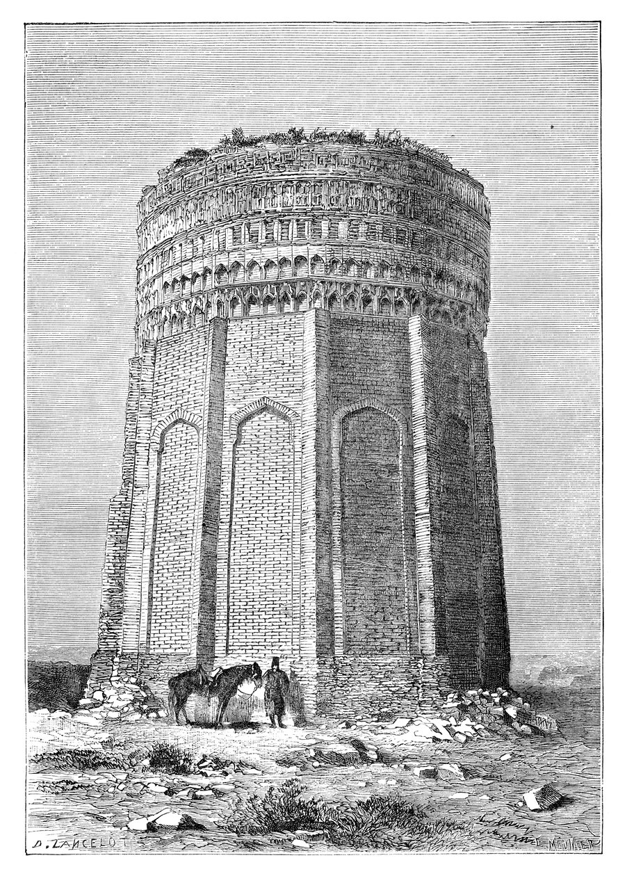 Meimandan Kulesi, İran, İran, 1895 by Unbekannt