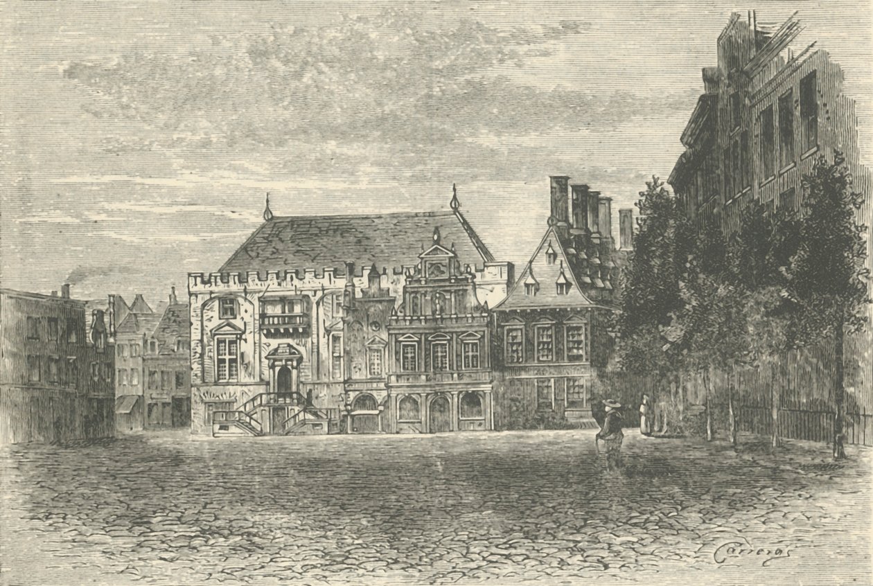 Belediye Binası, Haarlem, 1890. by Unbekannt