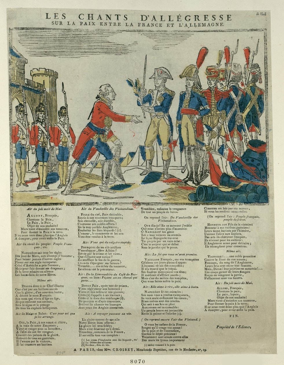Pressburg Antlaşması, 1805 by Unbekannt