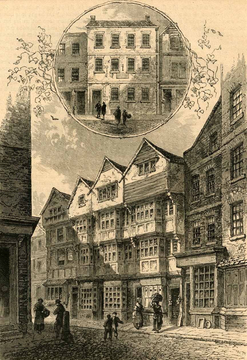 Trompet, daha sonra York Dükü, Shire Lane, 1778. Elias Ashmoles House, 1897. by Unbekannt