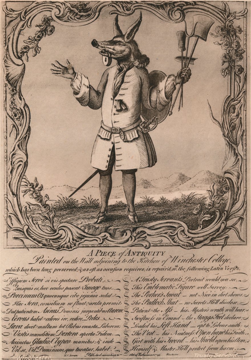 The Trusty Servant, 1579, 20. yüzyılın başları by Unbekannt