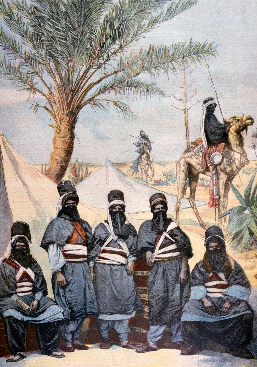 Tuareg Kervanı, Kış Velodrome'unda, Paris, 1894 by Unbekannt