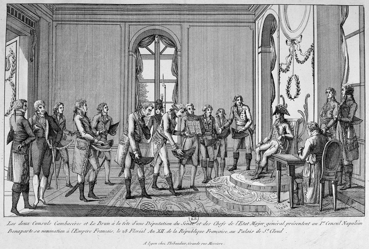 İki Konsolos Cambacérès ve Le Brun, 19. yüzyıl Napolyon İmparatoru